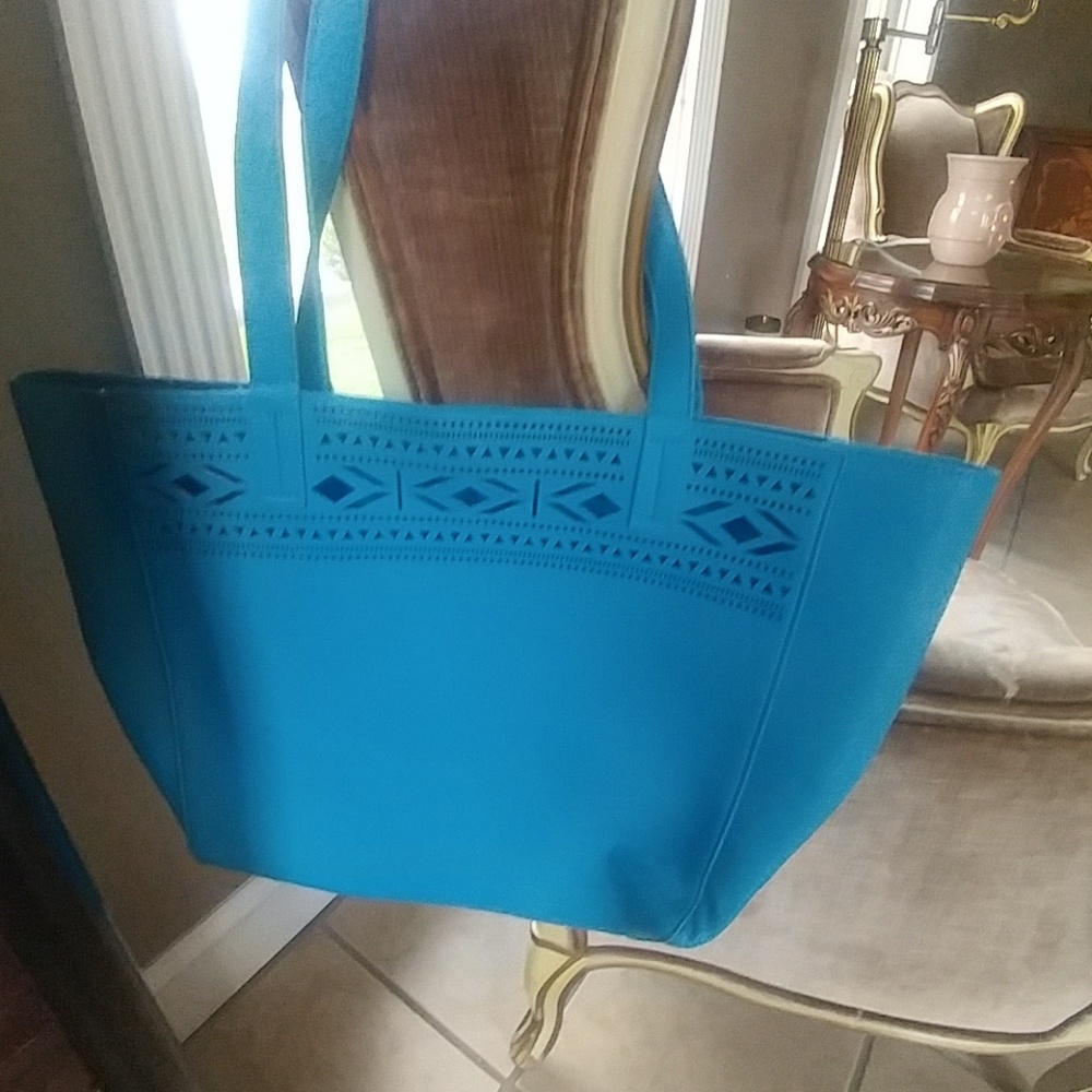 Merona  Blue Beach Tote